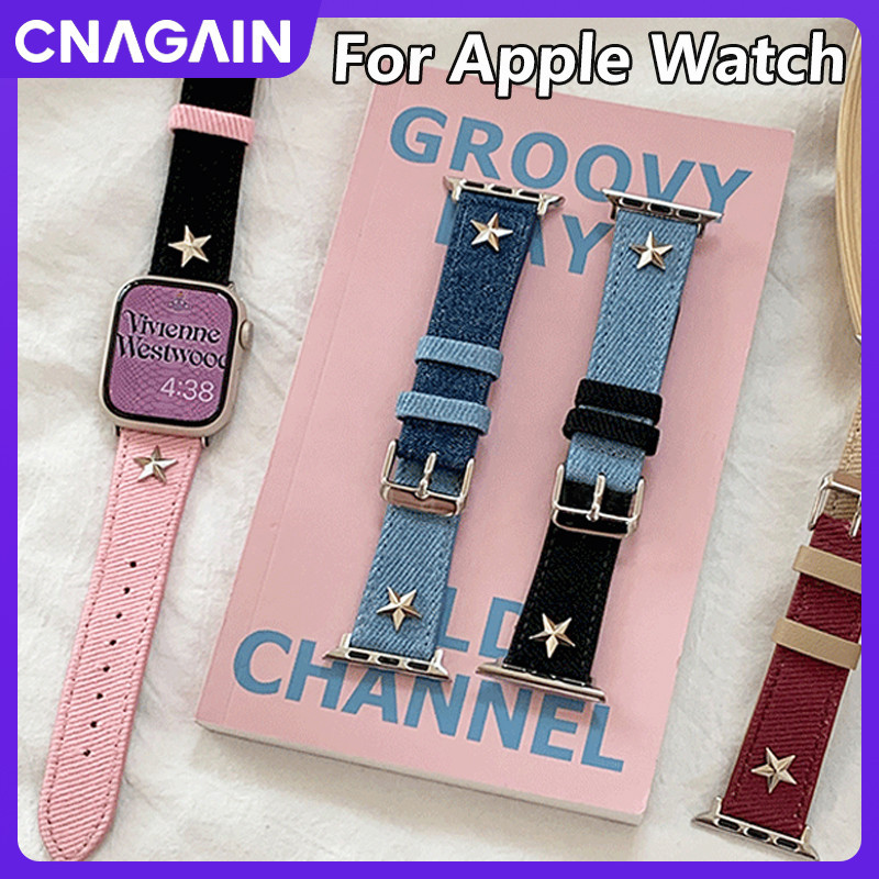 Cnagain สายนาฬิกาข้อมือไนล่อน ผ้าแคนวาส สองสี ปรับได้ สําหรับ iWatch Ultra SE Series 9 8 7 6 5 4 3 2 1 Apple Watch 49 มม. 45 มม. 41 มม. 44 มม. 40 มม. 42 มม. 38 มม.