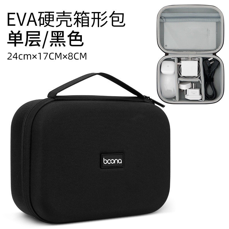 baona กระเป๋าเคส EVA แบบแข็ง กันกระแทก สําหรับจัดเก็บอุปกรณ์อิเล็กทรอนิกส์ สายชาร์จ แล็ปท็อป แท็บเล็ต iPad