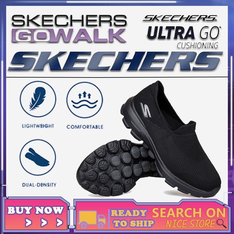 [รองเท้าผ้าใบผู้หญิง]] Skechers_go WALK Kasut Perempuan รองเท้าผ้าใบ สลิปออน กลางแจ้ง สําหรับผู้หญิง ผู้ชาย