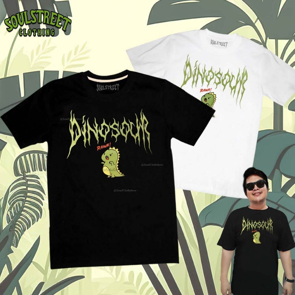 เสื้อยืด SoulStreet Clothing  ลาย Dinosour