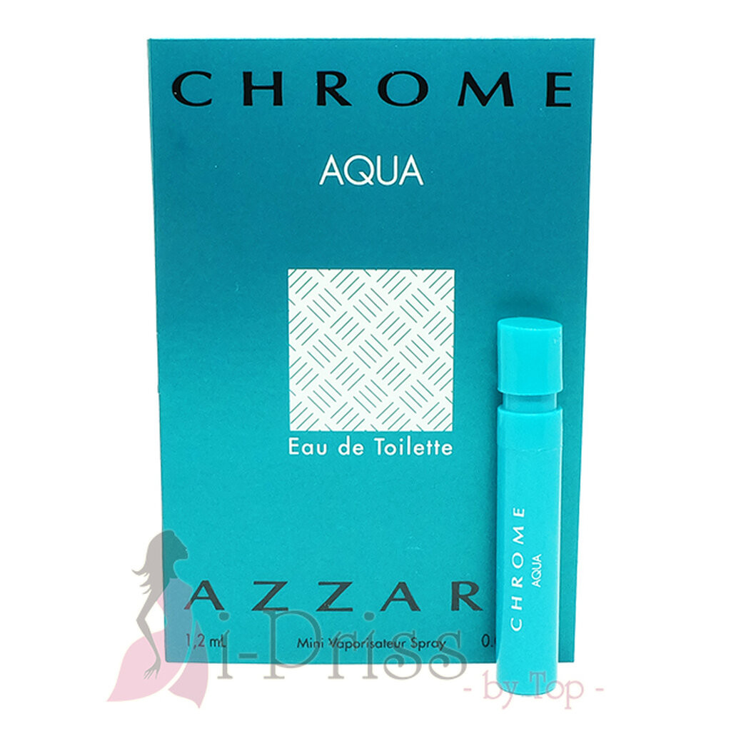 AZZARO CHROME AQUA (EAU DE TOILETTE) 1.2 ml.