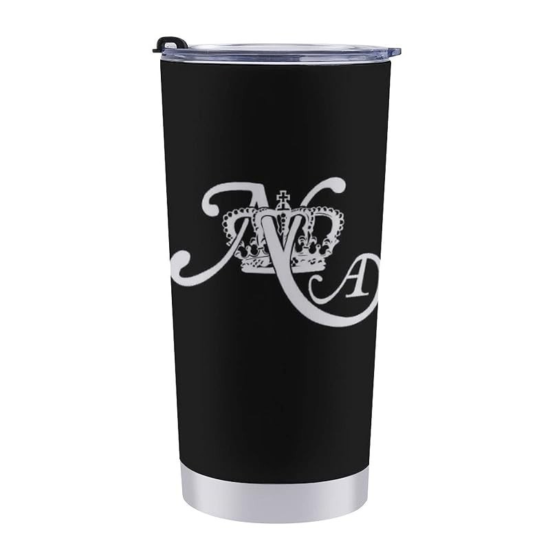 【Direct from Japan】Namie Amuro's stainless steel tumbler is a 600ml travel mug with a lid, designed for direct drip coffee and featuring a straw. It is also decorated with character goods and has insulation for both cooling and warming.