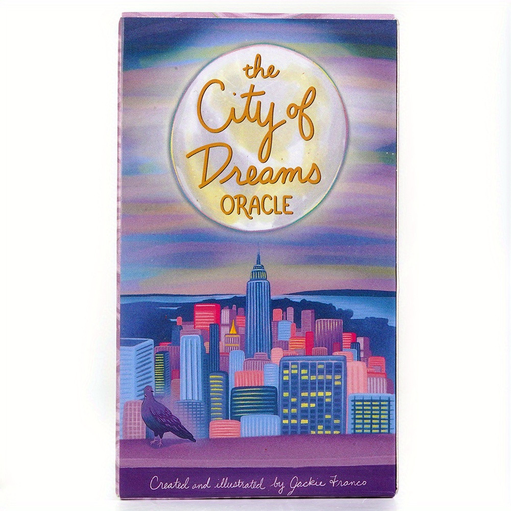ไพ่ทาโรต์ The City of Dreams Oracle Cards สําหรับปาร์ตี้ฮาโลวีน วันขอบคุณพระเจ้า