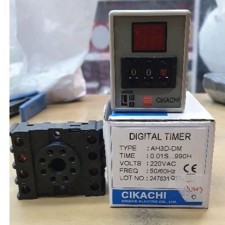 Cikachi timer digital AH3D-DM ทามเมอร์ดิจิตอลตั้งเวลา ไทม์เมอร์ตั้งเวลา วินาที นาที ชั่วโมง AH3D ชิก