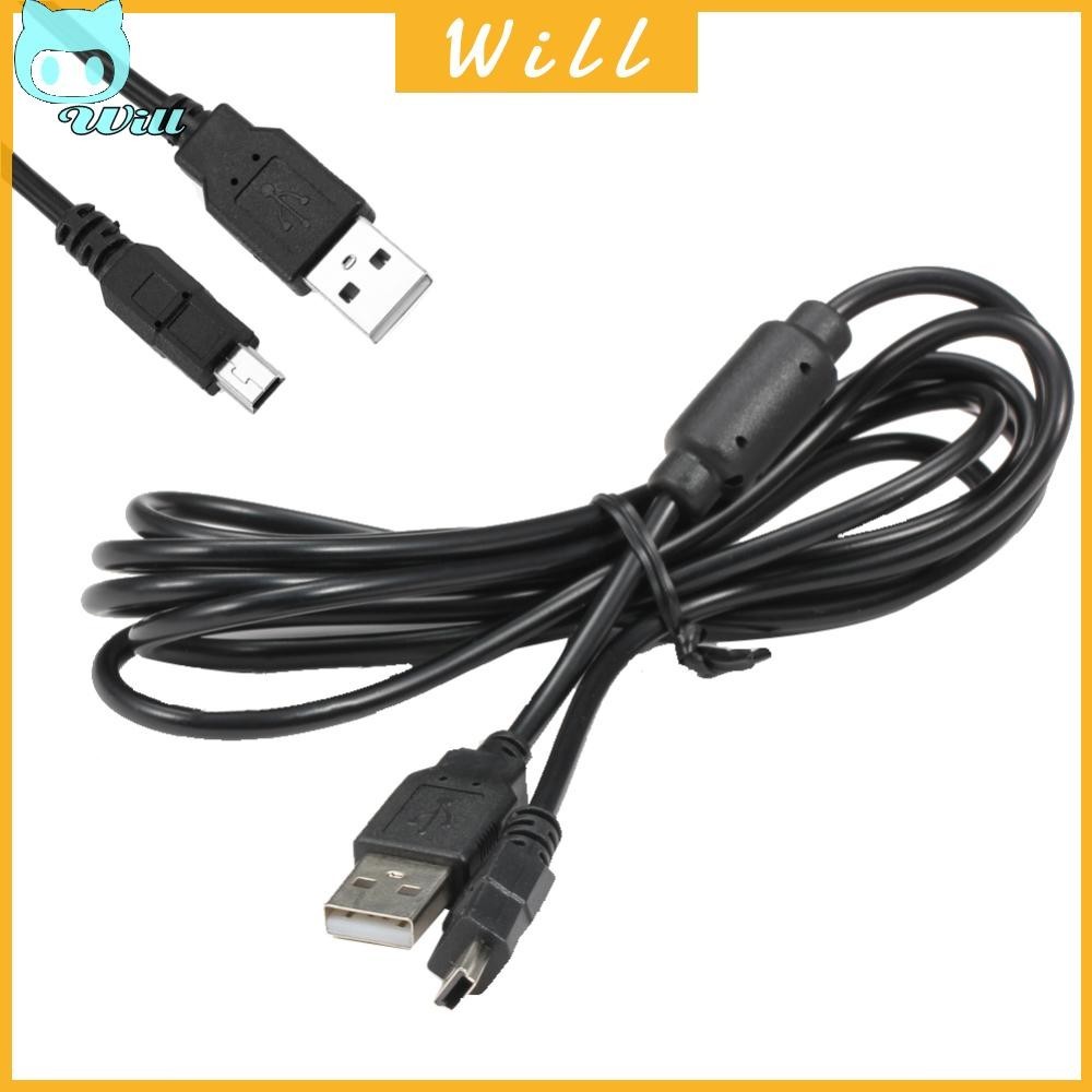 ✿สายชาร์จ USB สําหรับจอยเกมไร้สาย PS3 PS3 พร้อมแหวน