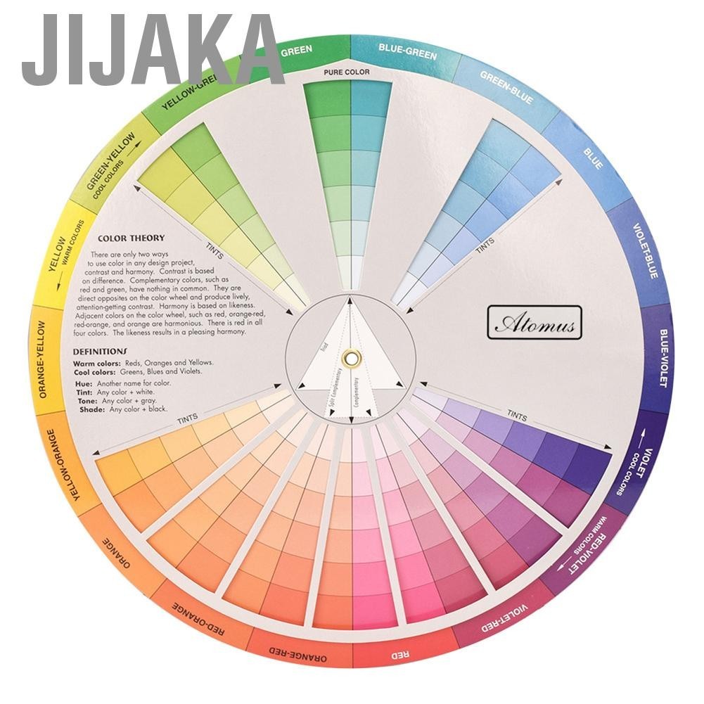 Jijaka การผสมกระดาษสีสักการ์ดล้อสี