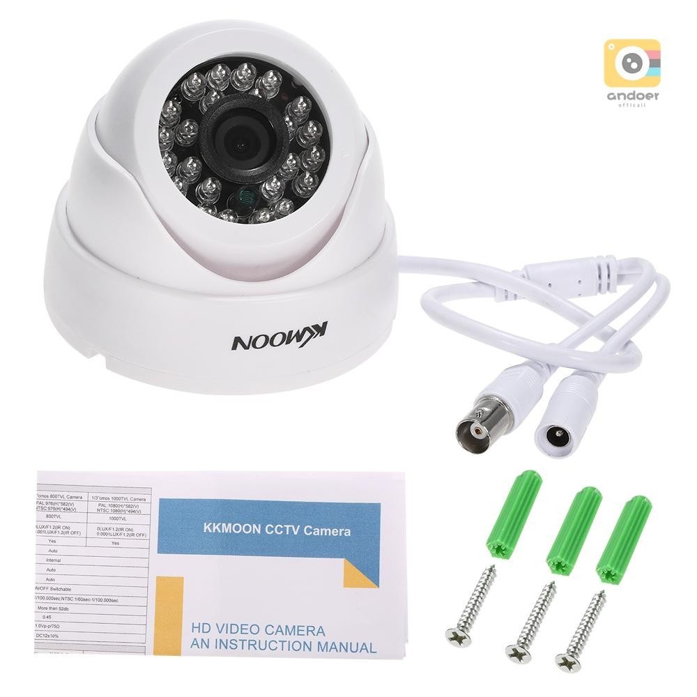 กล้องวงจรปิดอะนาล็อก 1080P AHD เลนส์ 3.6 มม. 1/2.8 นิ้ว CMOS 2.0MP IR-CUT 24 ชิ้น IR LEDS เวอร์ชั่นกลางคืน สําหรับระบบรักษาความปลอดภัยในบ้าน