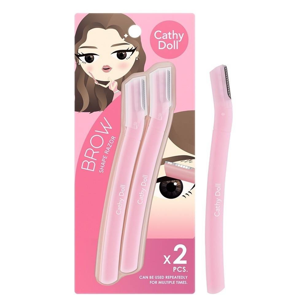 Cathy Doll มีดโกนกันคิ้ว 2 ชิ้น Brow Shape Razor 2Pcs