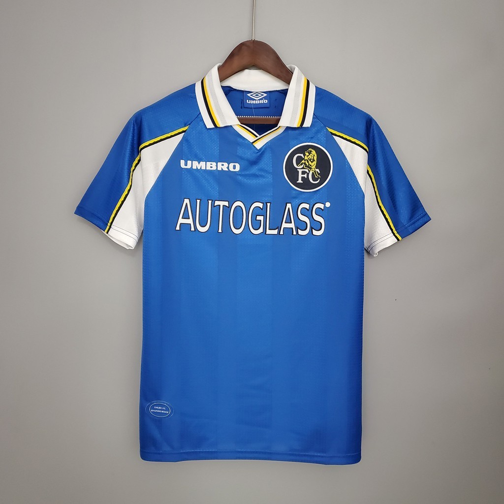 #C 97-99 Home Retro Soccer Jersey Football