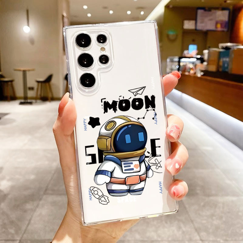 รุ่นใหม่ SAMSUNG A55 A15 A25 A35 A05 A05S A14 A24 A34 A54 S24 5G S22 S23 FE ULTRA ตรงรุ่น เคสกันกระแทก ลายการ์ตูน น่ารัก