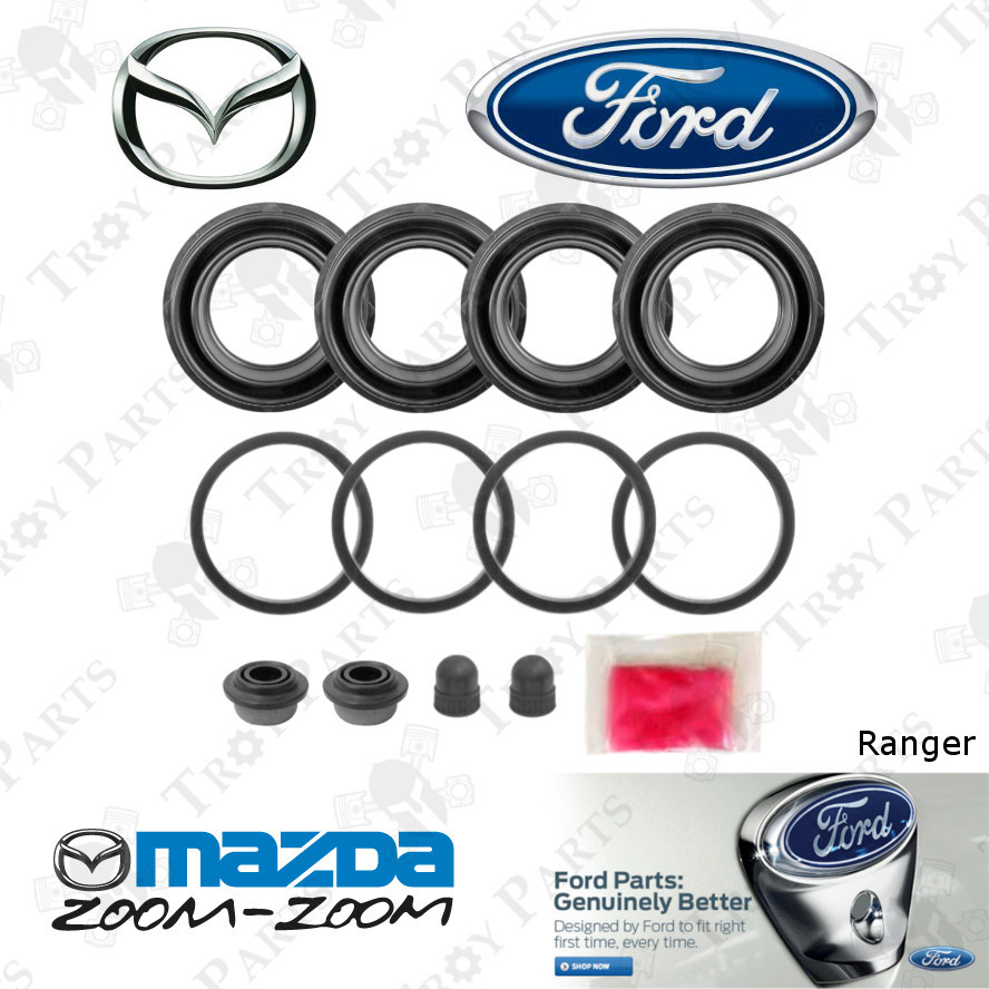 (43 มม.) Ford Mazda (ด้านหน้า) ชุดซ่อมคาลิปเปอร์ดิสก์เบรก (ครบชุด/ครึ่ง) UCYR-33-65Z Ranger T7 2.2 3
