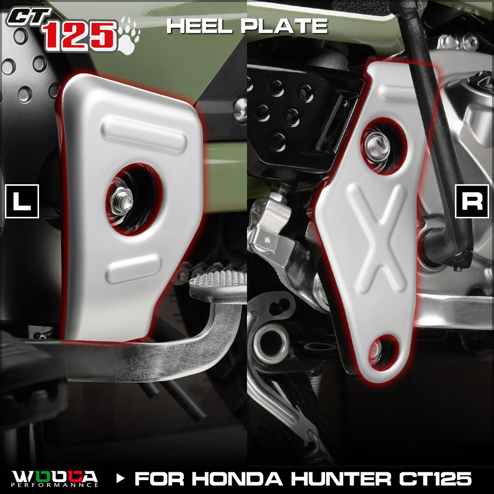 #Heel แผ่นครอบป้องกันด้านข้าง สําหรับ Honda Hunter Cub CT125 2020 2021 2022 2023 JA55 JA65 Trail125