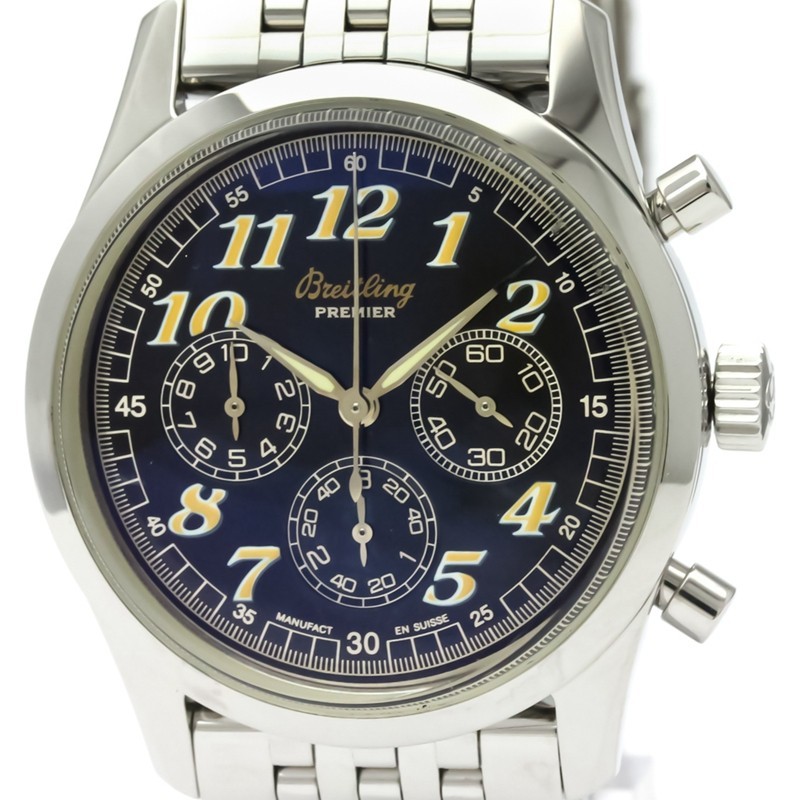Breitling Chronograph นาฬิกาข้อมืออัตโนมัติ A40035 สําหรับผู้ชาย