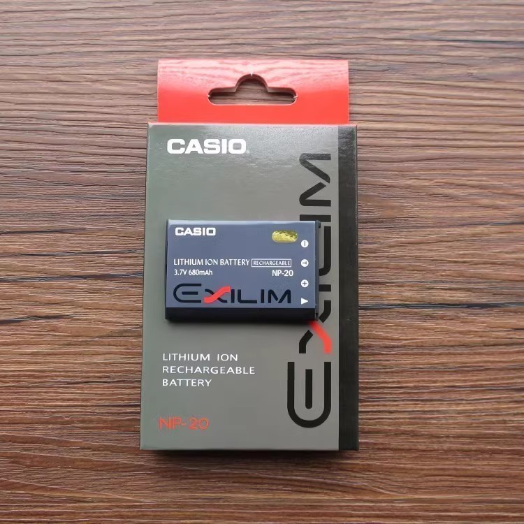 แบตเตอรี่กล้อง CCD NP20 พร้อมที่ชาร์จ สําหรับ Casio EX-S770 S880 S1S2 S3 Z60 Z70 Z75