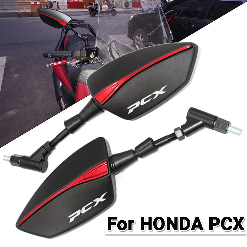 Pcx CNC อุปกรณ์เสริมรถจักรยานยนต์ด้านหลังกระจกมองหลังกระจกมองข้างสําหรับ HONDA PCX125 PCX 125 PCX150