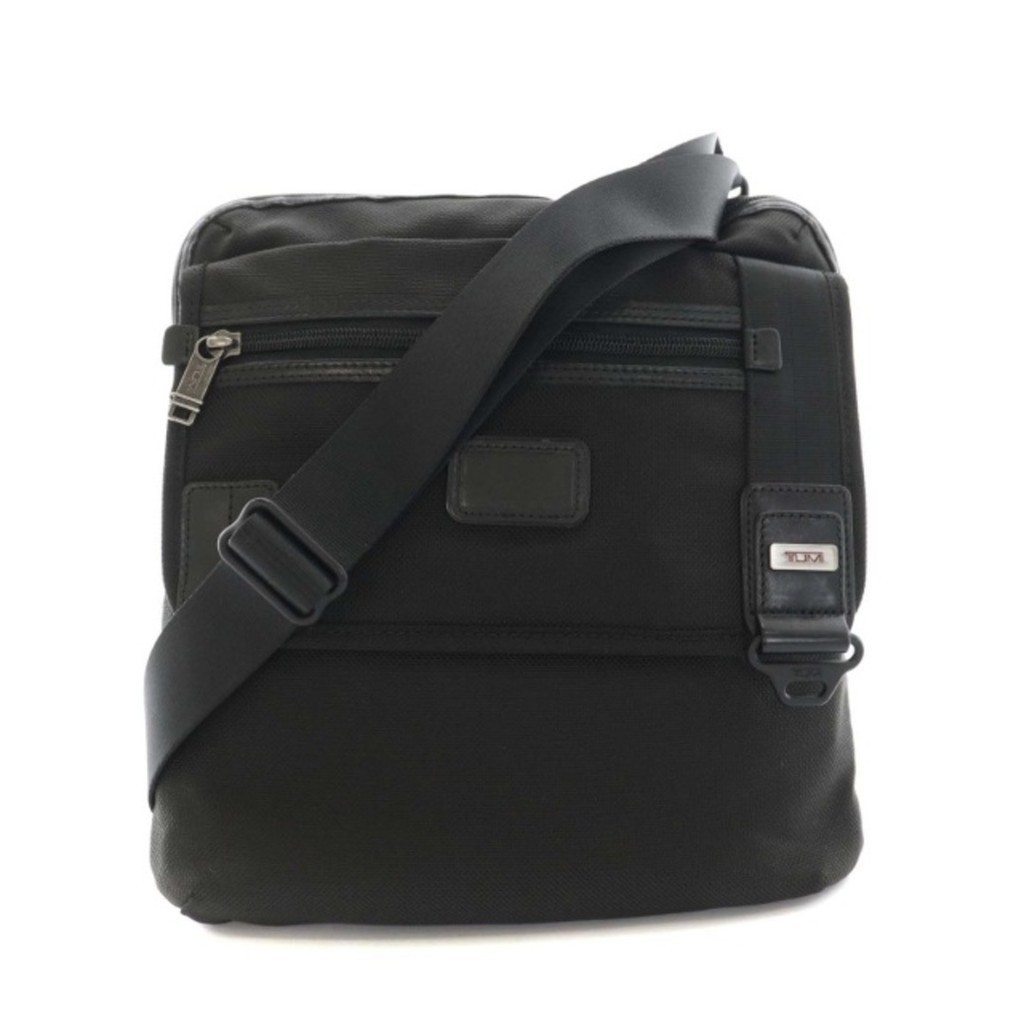 TUMI Shoulder Bag Ballistic Nylon Black Black 22304DH Direct from Japan Secondhand