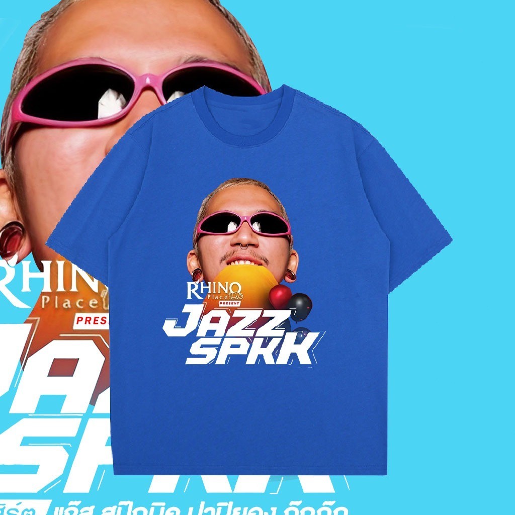 Jspkk 2024 JAZZ SPKK เสื้อยืด ผ้าฝ้าย พิมพ์ลาย ทรงหลวม ไซซ์ S-5XL