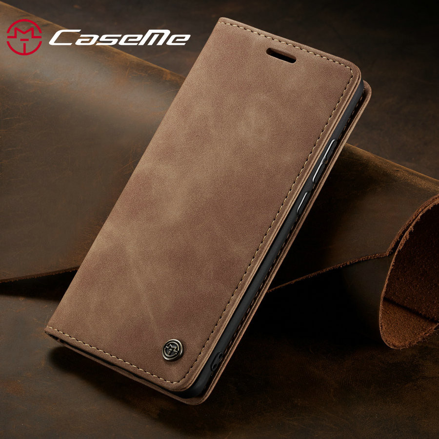 Caseme เคสหนัง ฝาพับ พร้อมช่องใส่บัตร สําหรับ Samsung Galaxy A50S A40 A20 A80 A73 A70 A51 A71 A52 A53 M31 M30S M10 M20 S20