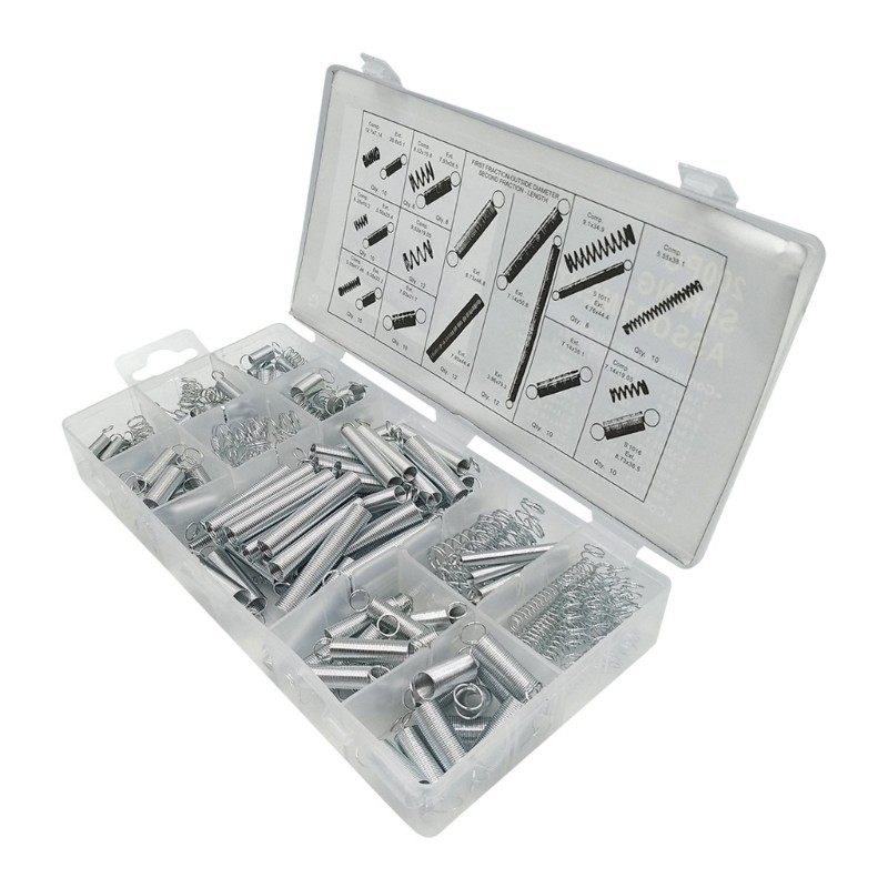 Mon 200 ชิ้น Compression Spring Assortment Kit Spring Assortment สําหรับ Shop และ Home Repair 20 ขนา