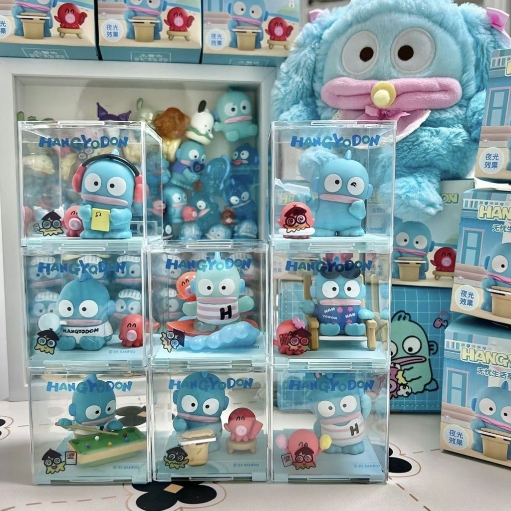 SANRIO ของแท้ กล่องสุ่ม ตุ๊กตาปลาซานริโอ้น่ารัก ไร้กังวล ของขวัญ สําหรับผู้หญิง