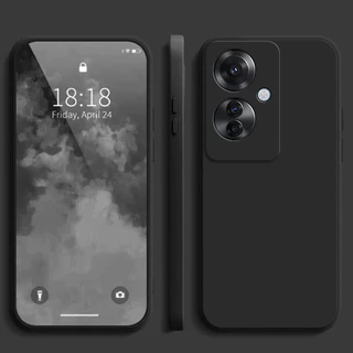 เคส OPPO Reno 11F 5G/Reno 11 5G/Reno11 5G/Reno 10 Pro 5G/Reno 8T 5G สีทึบซิลิโคนเหลวป้องกันการตกเคสโทรศัพท์ YT