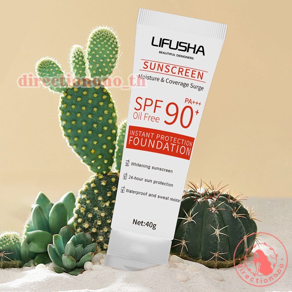 Lifusha ครีมกันแดด Spf90 Moisturizing ครีมกันแดดกันน้ำ Face Body Arm ต้นขา Body Cream DIRE