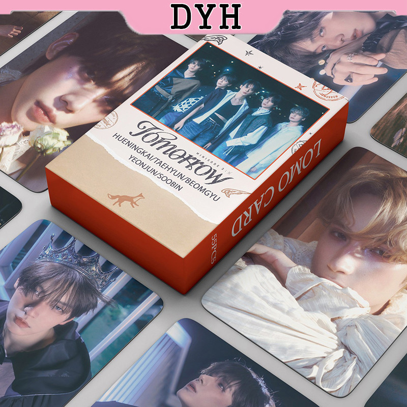 55 ชิ้น/กล่อง TXT Photocards minisode 3: อัลบั้ม TOMORROW การ์ดสะสมการ์ด KPOP LOMO