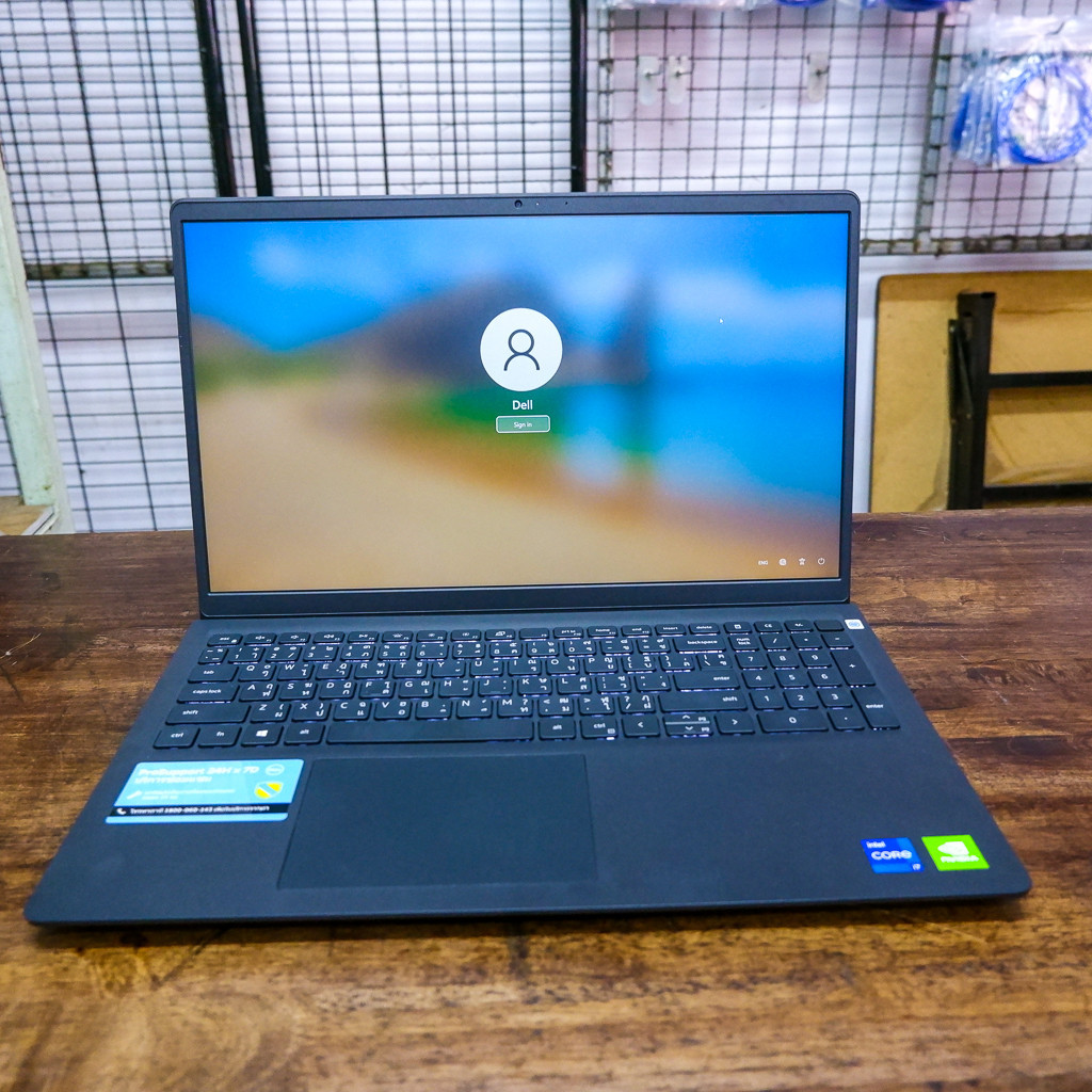 (9) Vostro 3510-W568258070NTH Titan Grey CPU i7 gen 11 Nvidia Geforce MX350 สภาพดีมือสอง