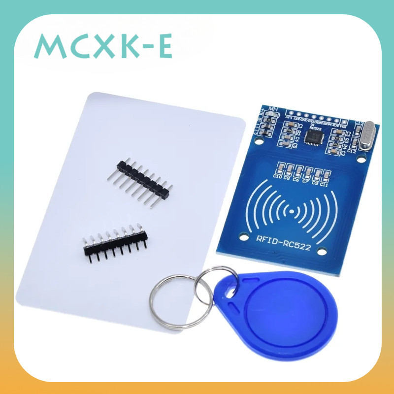 Mcxk-e MFRC-522 RC-522 RC522 โมดูล RFID 13.56MHz สําหรับ arduino UNO Kit SPI การ์ดรีดเดอร์ IC KEY