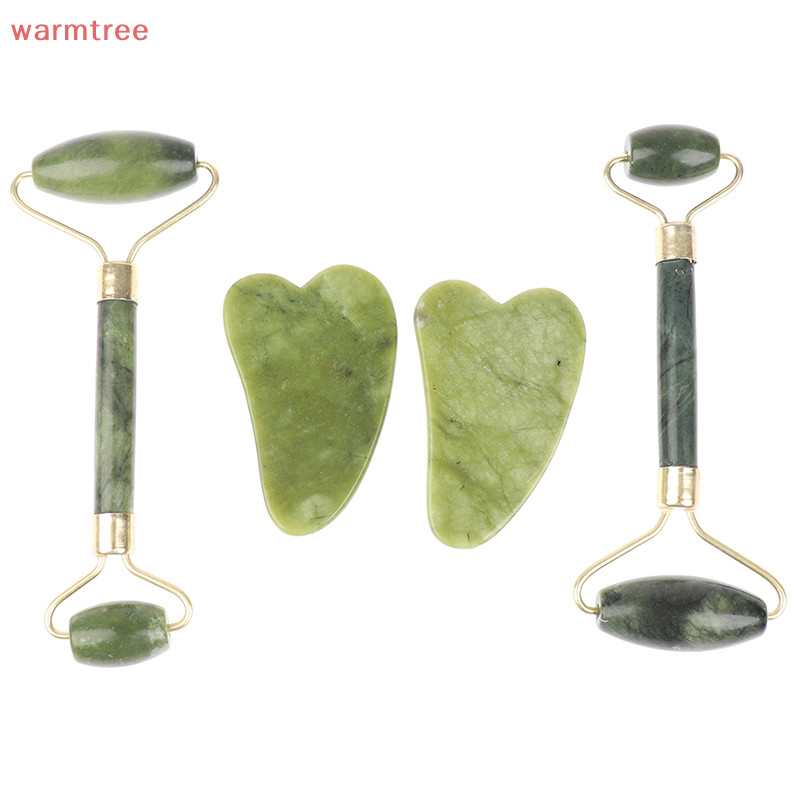 (warmtree) ลูกกลิ้งนวดหน้า หินกัวซา สําหรับนวดหน้า