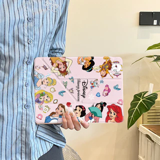 ใหม่น่ารัก Disney Running Princess Apple iPad 10th Generation พับเหมาะสําหรับ iPhone air6 เคสแท็บเล็ต pro2024 Apple iPad เคสไอแพด air6 ไอแพดเจน11 เคสไอแพด air4 เคส ipad gen9 เคส ipad case ipad gen 10 case ipad air5 เคสไอแพดเจน11 case ipad air 6 ปากกา