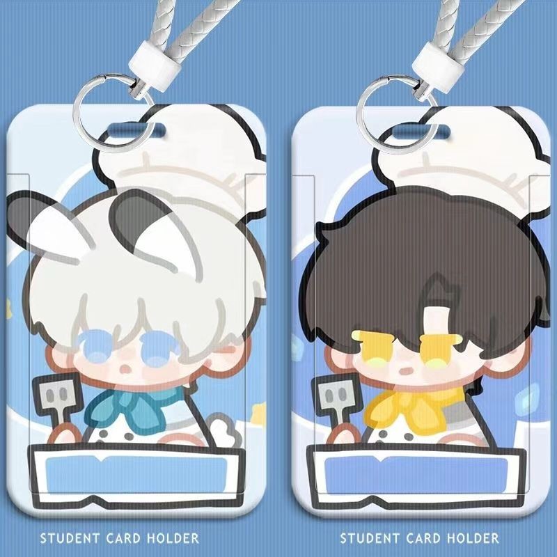 Love And Deepspace Xavier Zayne Rafayel Sylus Caleb ชุดการ์ดฝาครอบสไลด์ Bus Access Card Campus Card 