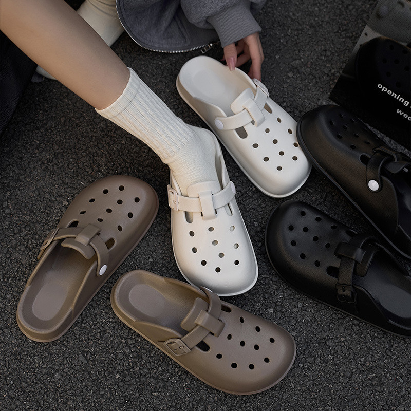 Ayuer ผู้หญิงกลางแจ้งแฟชั่น Retro รองเท้าแตะชายหาดลื่น / ไม่เหม็นเท้า