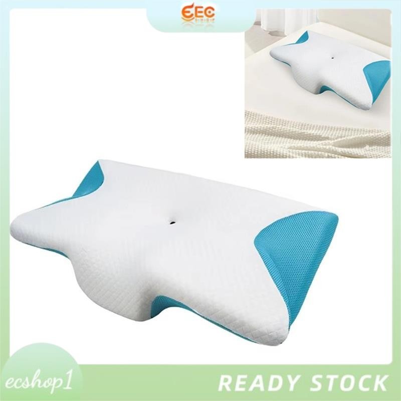 [ecshop1.ph] หมอนรองคอโฟม หมอนรองคอโฟมปรับระดับได้ตามหลักสรีระศาสตร์ คอนทัวร์ หมอนนอนหลับไร้กลิ่นสํา