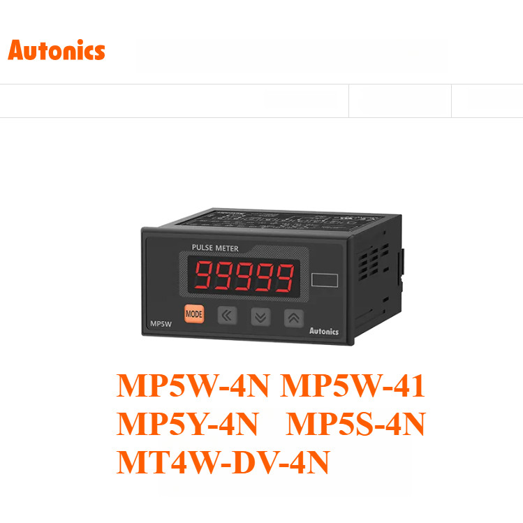 Autonics MP5W-4N MP5W-41 MP5Y-4N MP5S-4N MT4W-DV-4N Pulse Meter Pulse Tachometer
