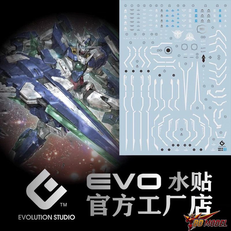 ✅พร้อมส่ง🔥 ดีคอลน้ำ DECAL EVO MG OO QAN [T] FULL SABER