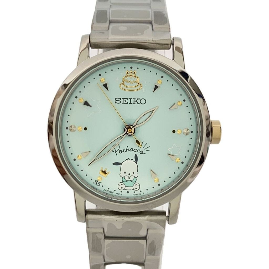 Seiko(K) Seiko Womens Watch Quartz Digital Stainless Blu Slv 7N01-Hff0 ส่งตรงจากญี่ปุ่น มือสอง
