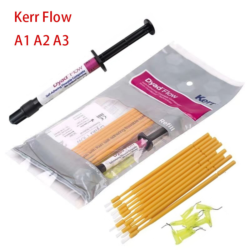 Kerr Dyad Flow a1 a2 a3 คอมโพสิต 2g ทันตกรรมกาวเรซิน Self Etching Kerr Dyad Flow Self-Adhering Flowa