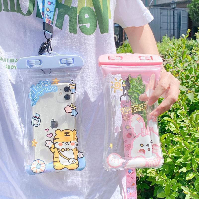 YTL สงกรานต์ พร้อมส่งในไทย ซองกันน้ำ กระเป๋ากันน้ำ ถุงกันน้ำ ซองโทรศัพท์ ซองมือถือ กันน้ำ4ชั้น กันฝุ่น - รูปที่ 2