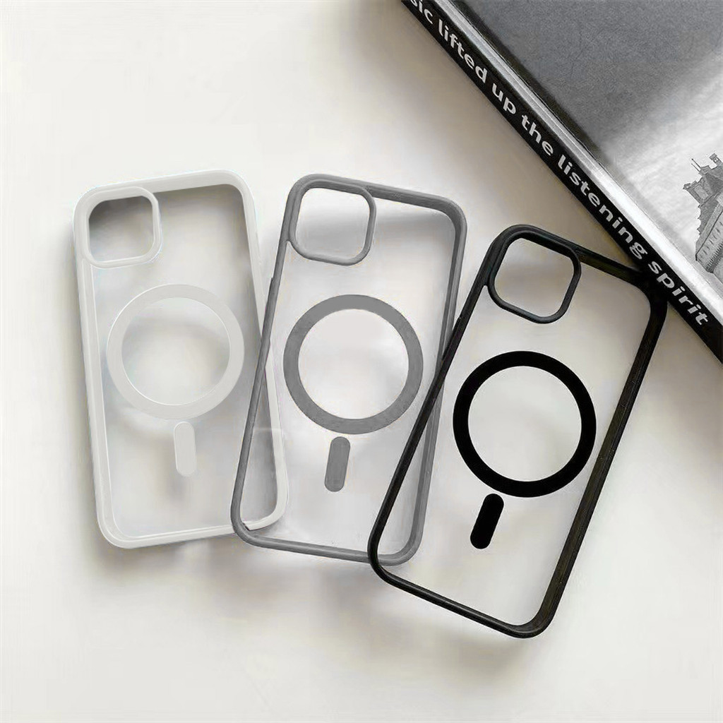 เคสแม่เหล็กสำหรับไอโฟน for iPhone 16 Pro Max 11 12 15 Pro Max 14 Pro Max 13 Pro Max เคสใส phone Case
