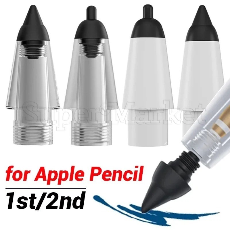 [ Featured ] ปลายปากกาสไตลัส 1st 2nd ถอดออกได้ แบบเปลี่ยน สําหรับ Apple Pencil - USB-C