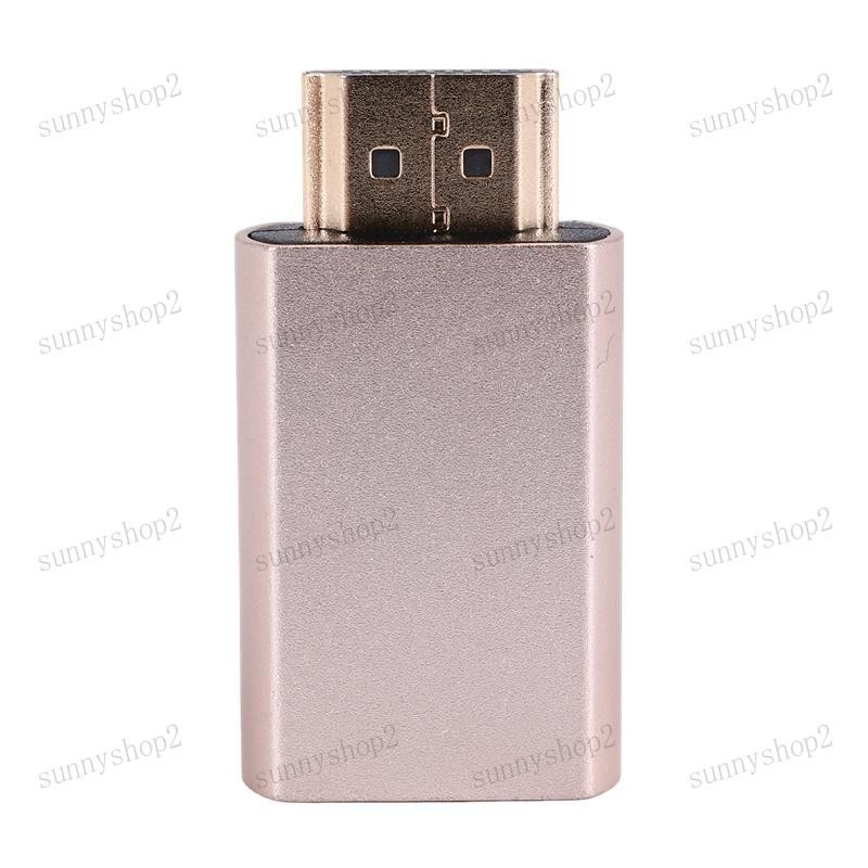 [sunnyshop2019] อะแดปเตอร์ที่จับสัญญาณ HDMI KVM HDMI2.0 EDID DDC ปลั๊กดัมมี่ สําหรับจอแสดงผล HDMI อิมูเลเตอร์ เป็น 3840X2160