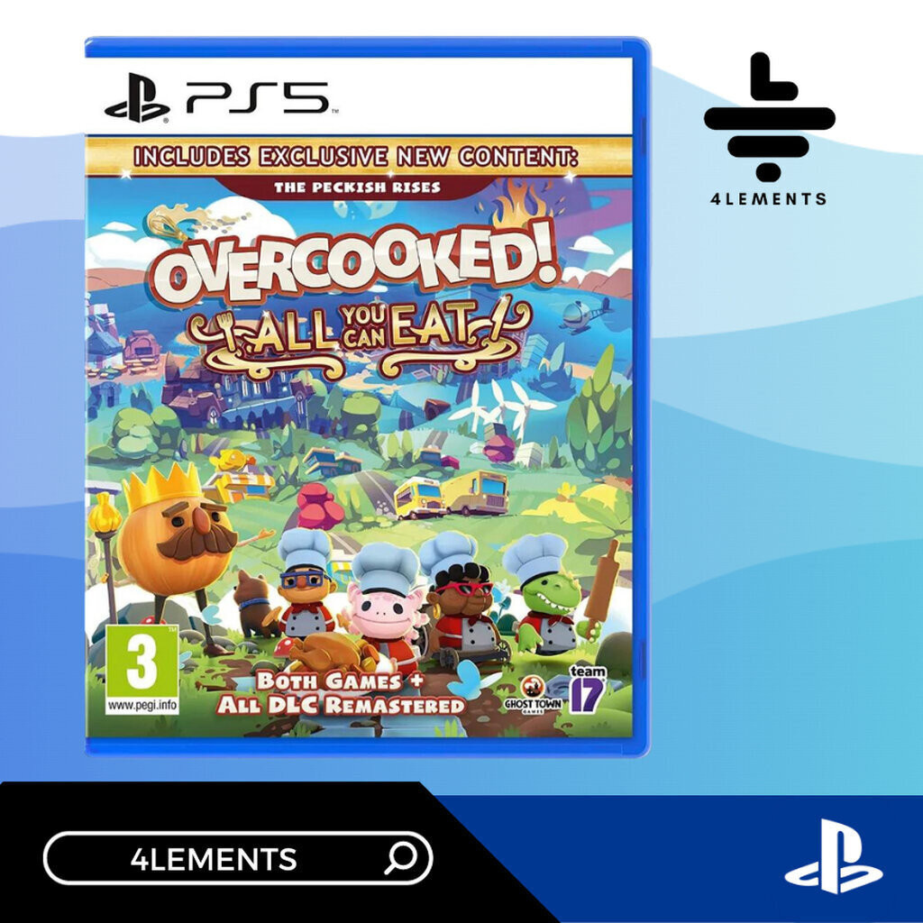 (พร้อมส่ง) PS5 OVERCOOKED! ALL YOU CAN EAT (มือ1)