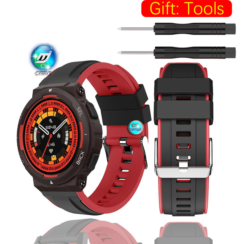 สายนาฬิกาข้อมือซิลิโคน สําหรับ Amazfit Active Edge huami Amazfit Active Edge