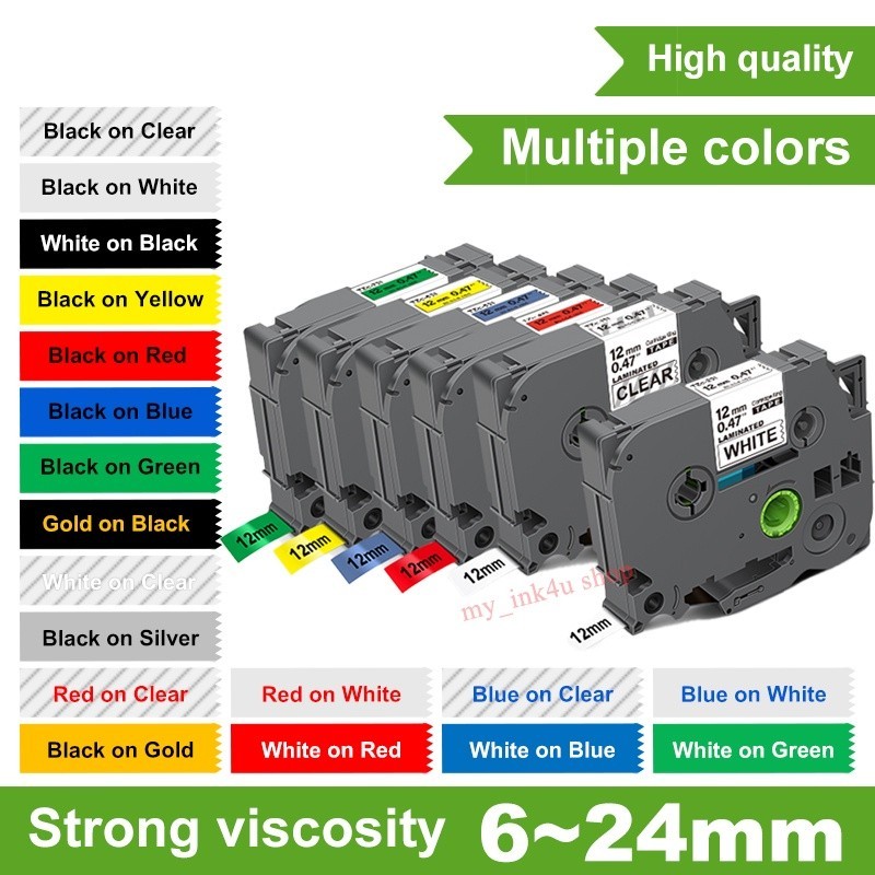 ใช้งานร่วมกับ Brother Label Tape Brother P-Touch PT-P710BT H110 เทป Brother เครื่องพิมพ์เทป 6/9 มม.1