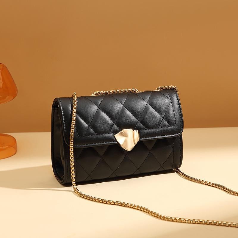 Premium Fashion BAG กระเป๋าสะพายข้าง พรีเมี่ยม กระเป๋าผู้หญิง กระเป๋าแฟชั่นสายสะพายโซ่สีทอง  Bags-LH48