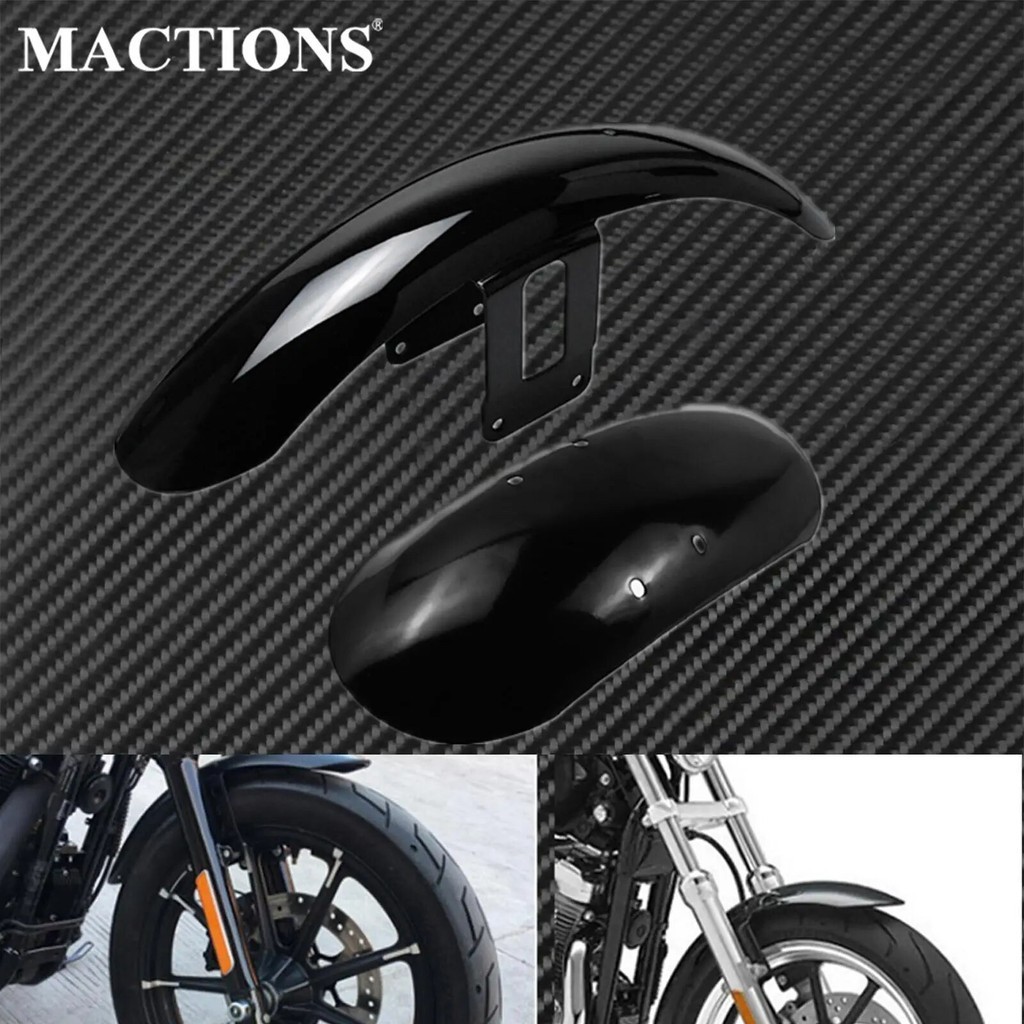 BAMotorcycle Front Fender Mudguard Fairing Cover Black For Harley Sportster Forty Eight 48 XL1200X XL 1200 2010-2017 XL8