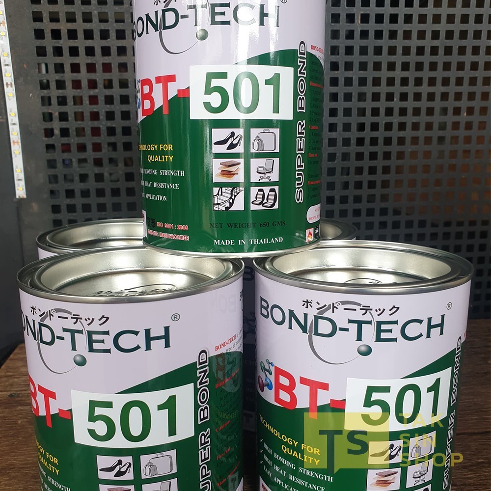 กาวติดแน่น กาวพียูบอนด์-เทค BONDTECH BT-501 กาวสำหรับงานพียู ป้ายไวนิล (650 g.)