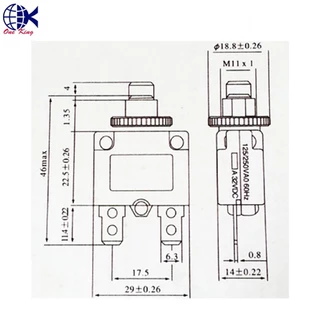 สวิตช์ฟิวส์เบรกเกอร์ ป้องกันไฟโหลดเกิน 3A 4A 5A 6A 8A 10A 15A 20A 30A เครื่องมือฮาร์ดแวร์ อุปกรณ์ฮาร์ดแวร์ อุปกรณ์ อุปกร