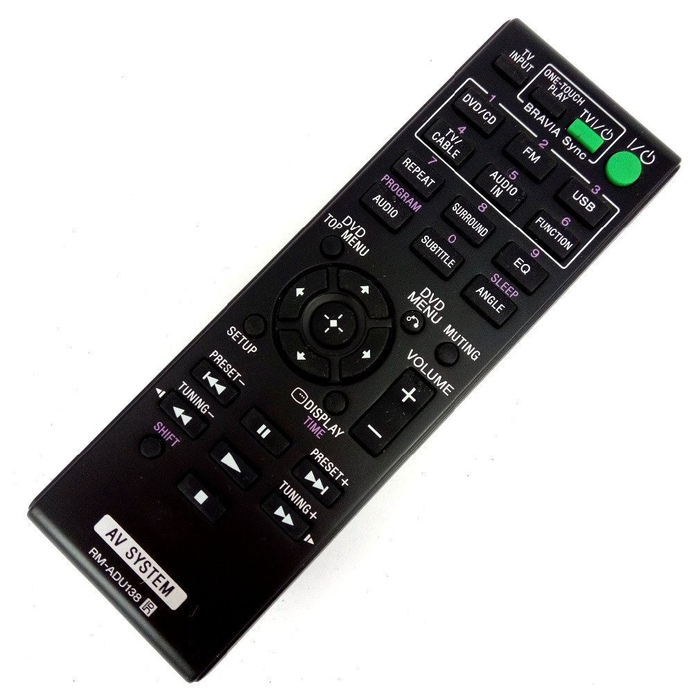 ใหม่สําหรับ Sony AV SYSTEM รีโมทคอนโทรล RM-ADU138 สําหรับ DAV-TZ140 HBD-TZ140 SS-CT121 SS-TS121 SS-WS121 ระบบโฮมเธียเตอร์